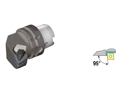 外圆和端面车削HSK-T-DCLN